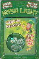 SHAMROCK LIGHT UP NECKLACE